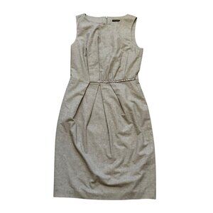 Elegant Gray Sleeveless Dress